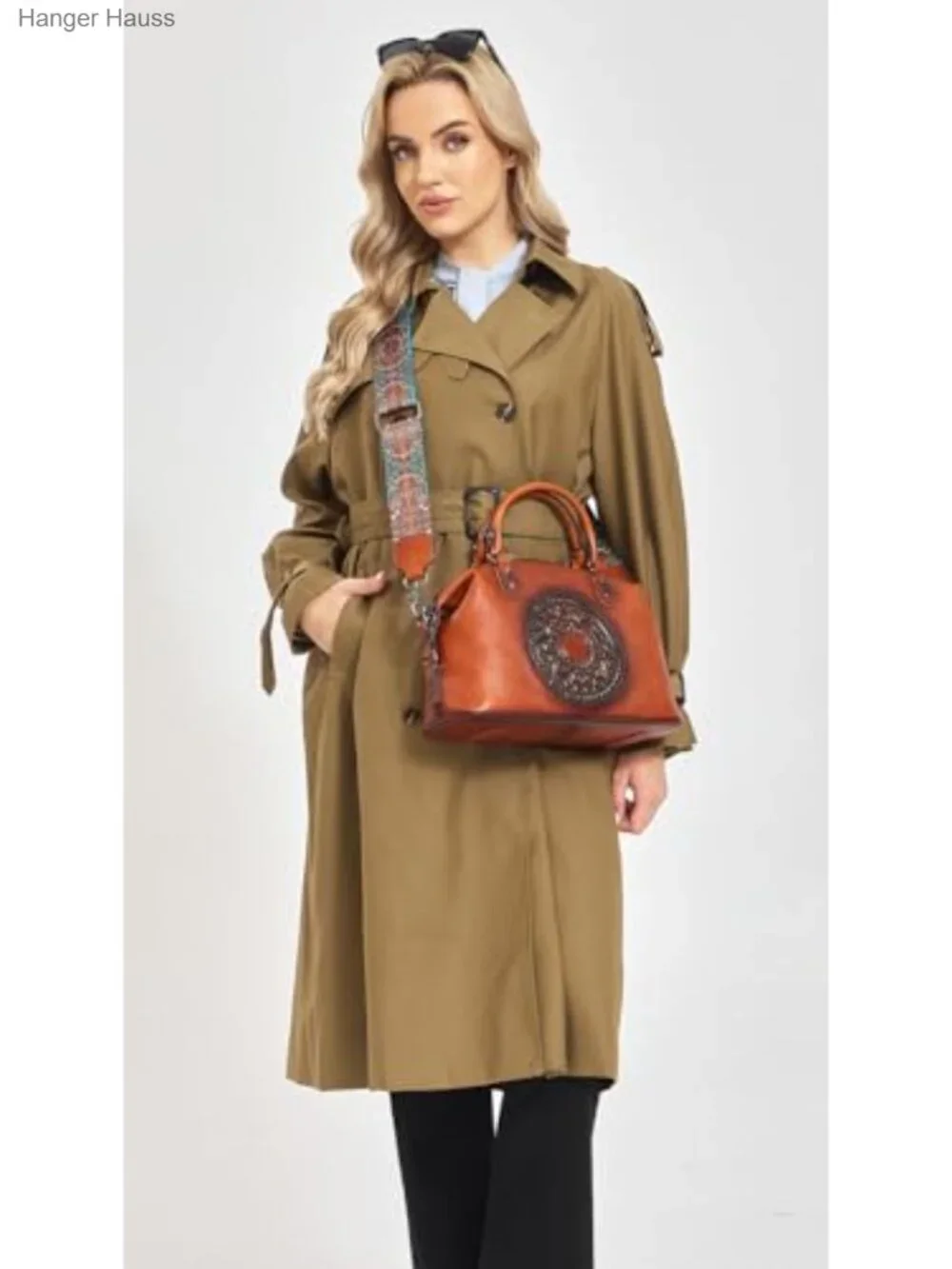 Genuine Leather Women's Handbag Tote Crossbody Satchel Purse